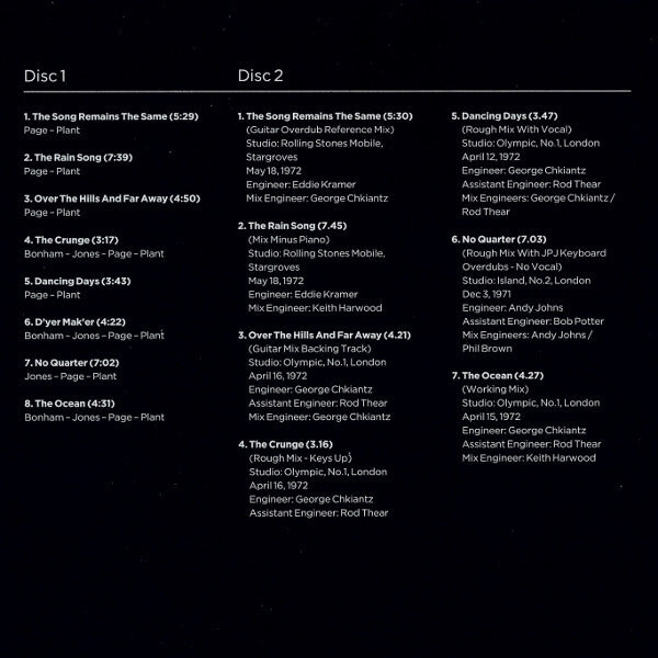 Houses Of The Holy (2xCD) | Near Mint (NM or M-) Near Mint (NM or M-) - ROCK / USED *NEAR MINT*