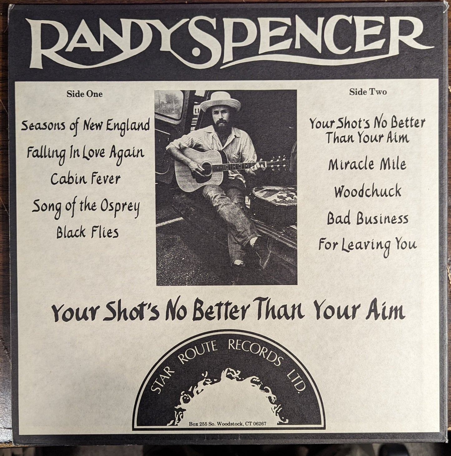 Randy Spencer (3) - Your Shot's No Better Than Your Aim | Near Mint (NM) Near Mint (NM) - ROCK / USED *NEAR MINT*