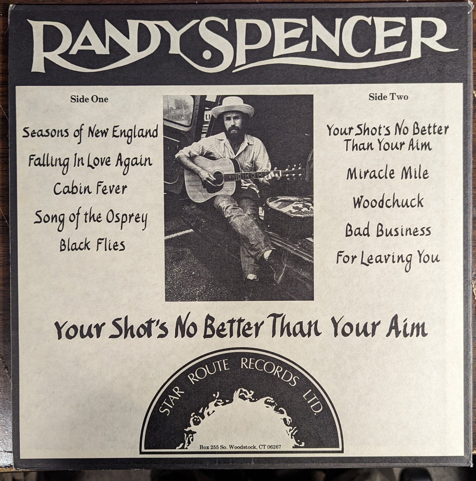 Randy Spencer (3) - Your Shot's No Better Than Your Aim | Near Mint (NM) Near Mint (NM) - ROCK / USED *NEAR MINT*