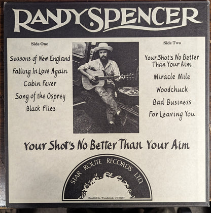 Randy Spencer (3) - Your Shot's No Better Than Your Aim | Near Mint (NM) Near Mint (NM) - ROCK / USED *NEAR MINT*