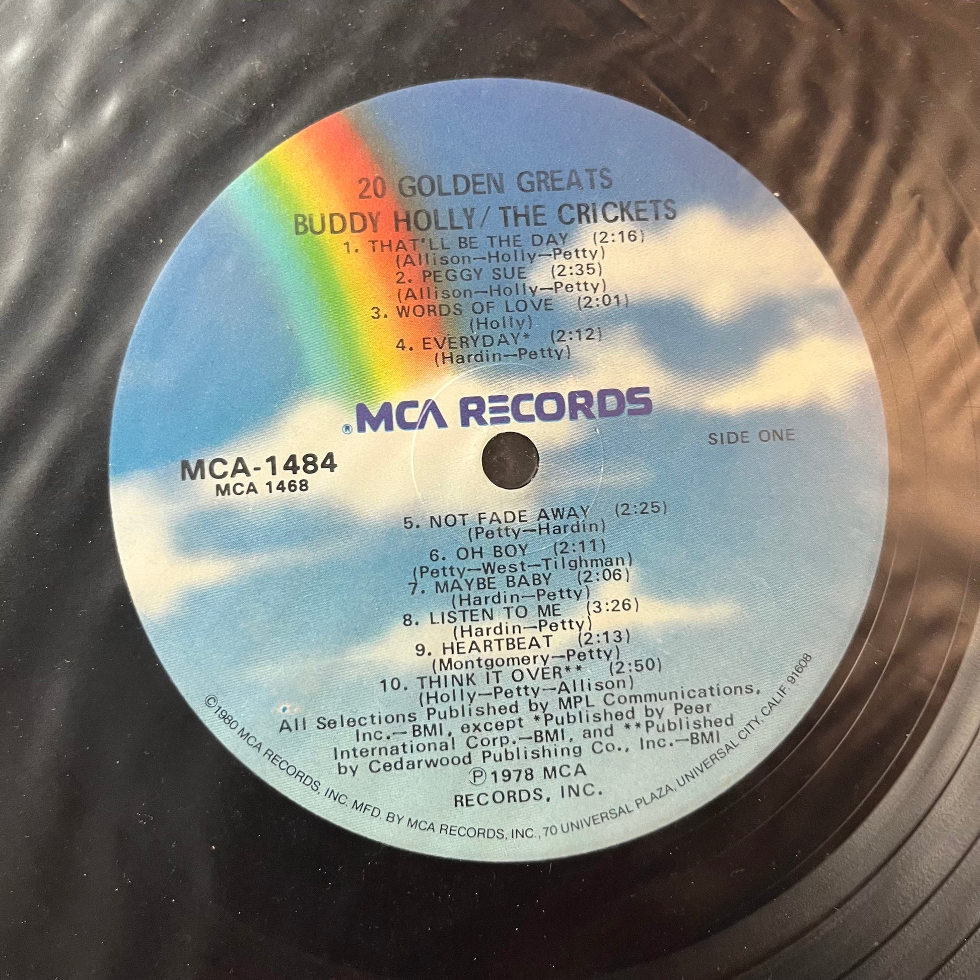 Buddy Holly / The Crickets - 20 Golden Greats (VINYL LP) | USED Near Mint (NM or M-) Near Mint (NM or M-) - ROCK / USED *NEAR MINT*