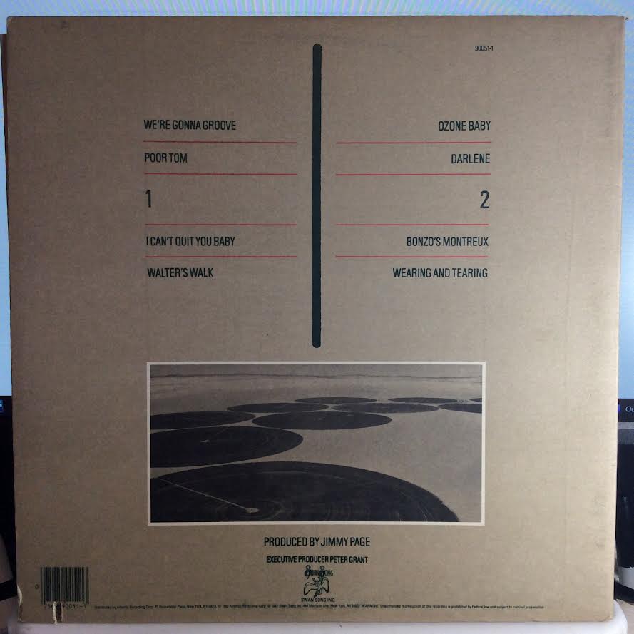 Coda (VINYL) | Near Mint (NM) Excellent+ (EX+) - ROCK / USED *NEAR MINT*
