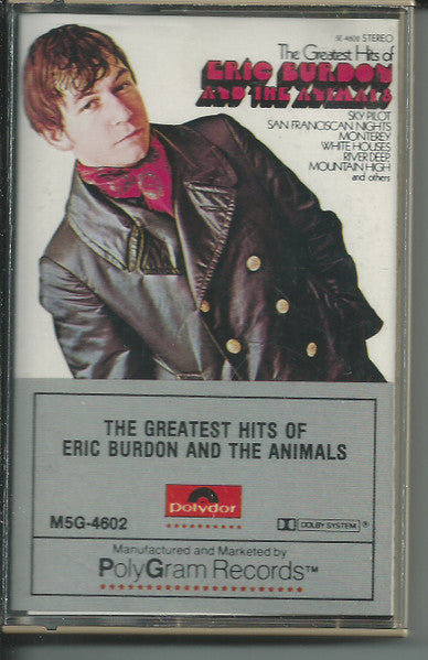 The Greatest Hits Of Eric Burdon And The Animals *CASSETTE* | Near Mint (NM) Near Mint (NM)