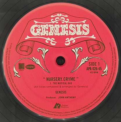 Nursery Cryme (2xVINYL AUDIOPHILE) | - ROCK / USED *NEAR MINT*
