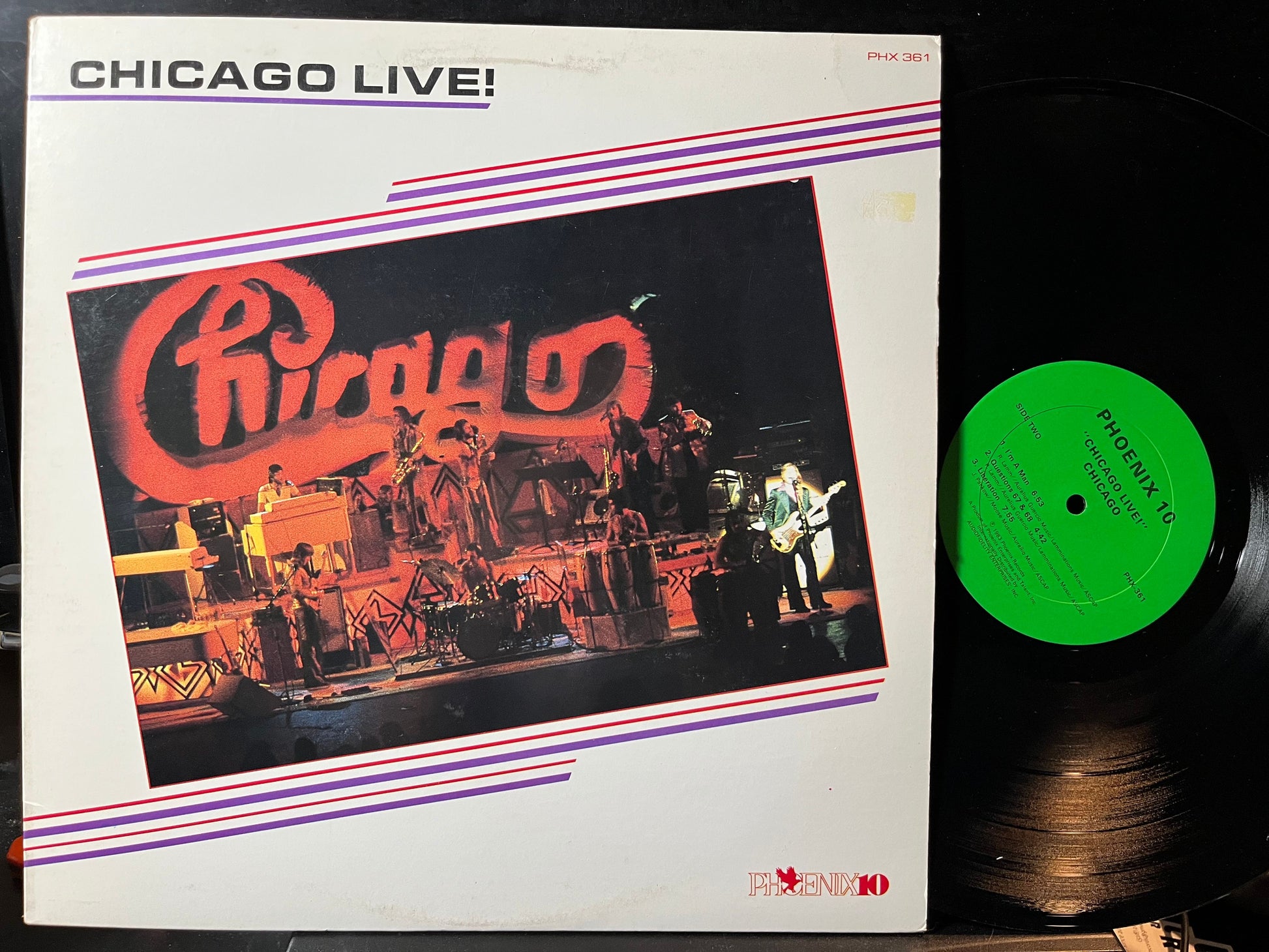 Chicago (2) - Chicago Live (VINYL) | Near Mint (NM) Excellent+ (EX+) - ROCK / USED *NEAR MINT*