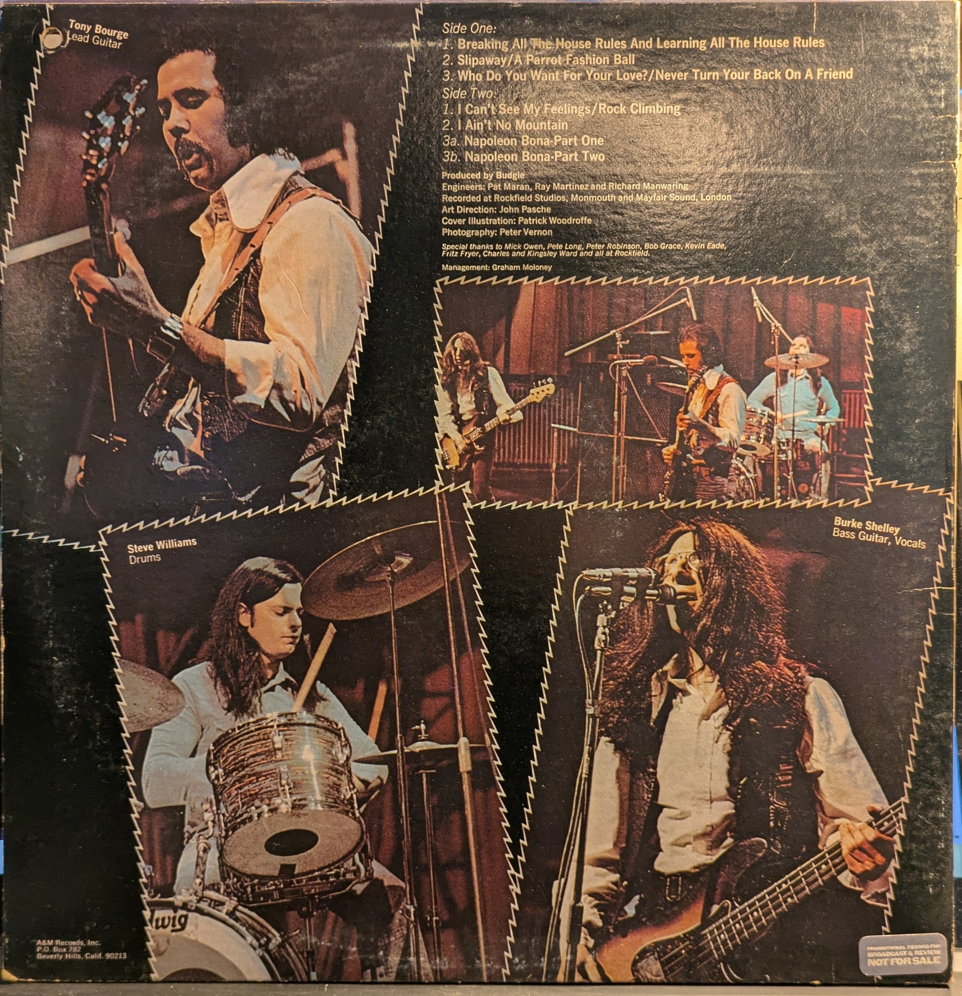 Bandolier *PROMO* (VINYL) | Near Mint (NM) Very Good Plus (VG+) - ROCK / USED *NEAR MINT*