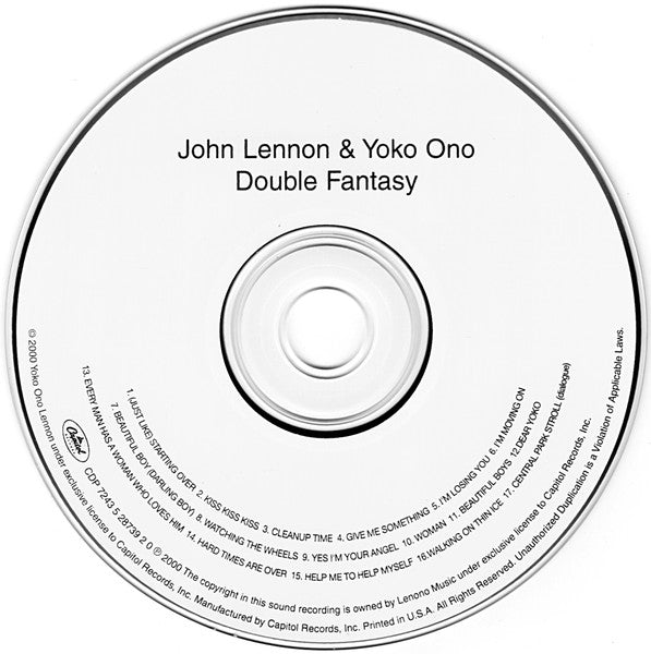 Double Fantasy (CD) | Near Mint (NM or M-) Near Mint (NM or M-) - ROCK / USED *NEAR MINT*