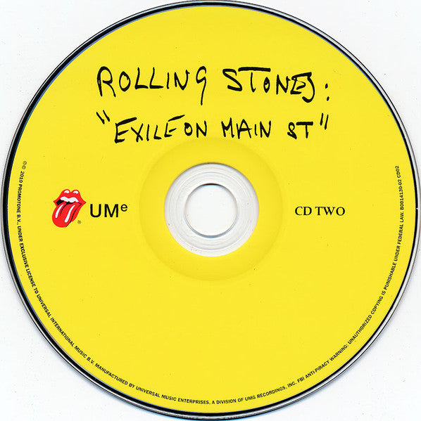 The Rolling Stones - Exile On Main St (2x CD UMe ‎– B0014130-02) | USED Near Mint (NM or M-) Near Mint (NM) - ROCK / USED *NEAR MINT*