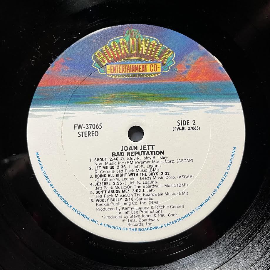 Bad Reputation (VINYL) | Near Mint (NM) Near Mint (NM) - ROCK / USED *NEAR MINT*