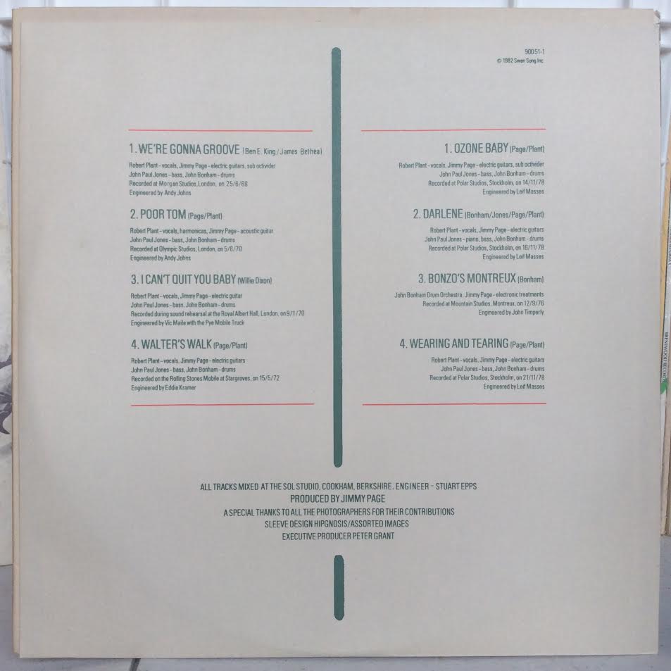 Coda (VINYL) | Near Mint (NM) Near Mint (NM) - ROCK / USED *NEAR MINT*