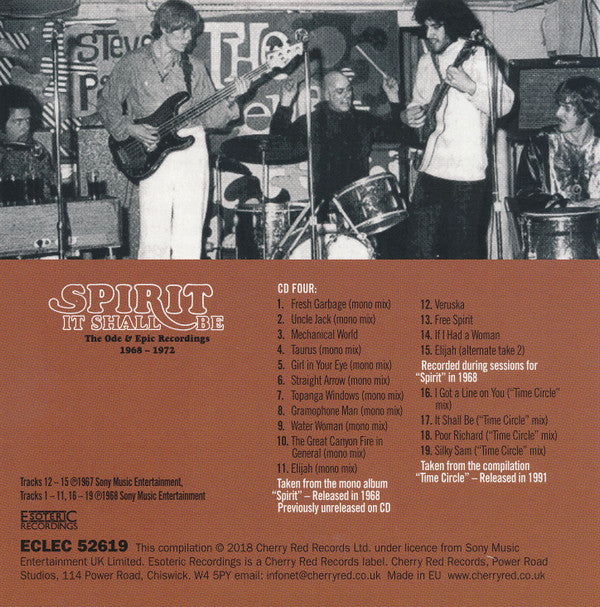 It Shall Be: The Ode & Epic Recordings 1968-1972 *5XCD BOX* | Excellent (EX) Near Mint (NM)