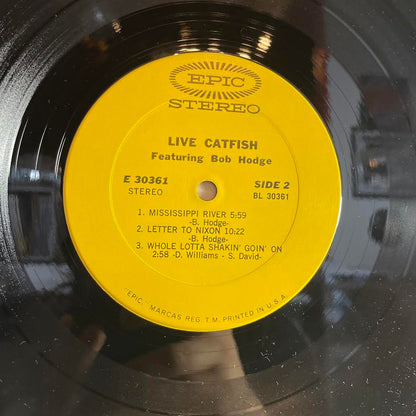 Live Catfish (VINYL) | Near Mint (NM) Very Good Plus (VG+) - ROCK / USED *NEAR MINT*