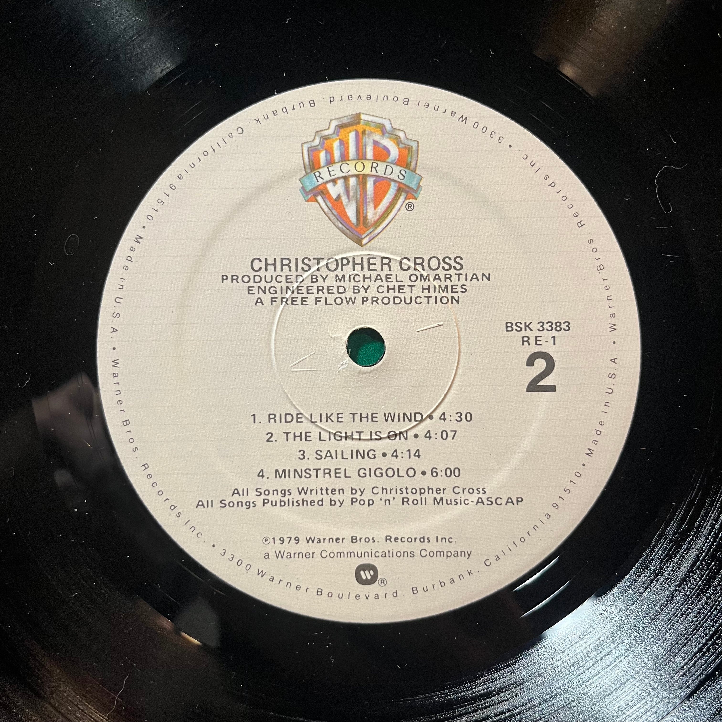 Christopher Cross (VINYL) | Near Mint (NM or M-) Near Mint (NM