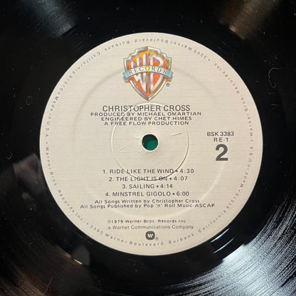 Christopher Cross (VINYL) | Near Mint (NM or M-) Near Mint (NM) - ROCK / USED * NEAR MINT*