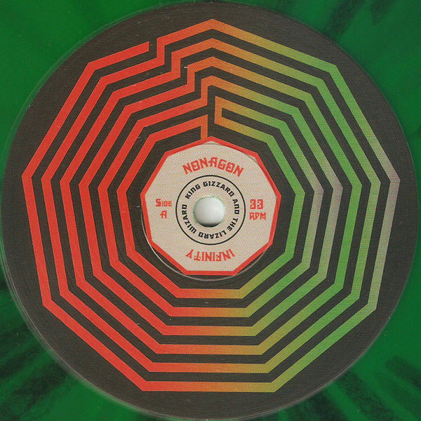 King Gizzard And The Lizard Wizard - Nonagon Infinity (GREEN W BLACK SPLATTER VINYL LP) | USED - ROCK / USED *NEAR MINT*