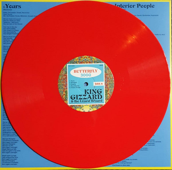 King Gizzard And The Lizard Wizard - Butterfly 3000 (RED VINYL LP) | USED - ROCK / USED *NEAR MINT*