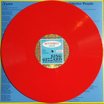 King Gizzard And The Lizard Wizard - Butterfly 3000 (RED VINYL LP) | USED - ROCK / USED *NEAR MINT*