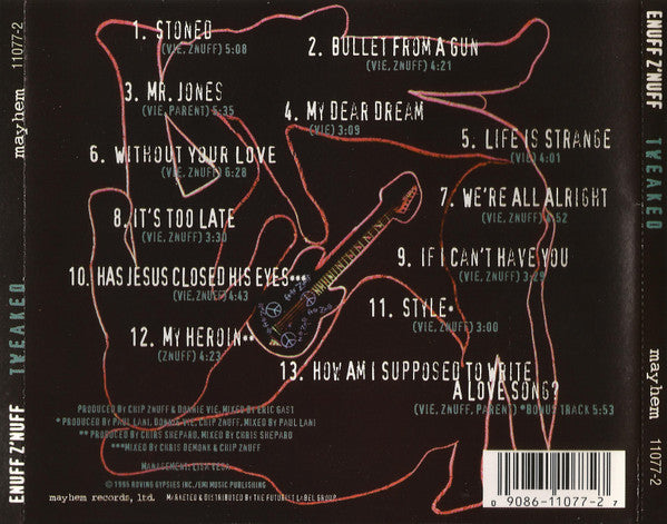 Tweaked (CD) | Near Mint (NM) Near Mint (NM) - ROCK / USED *NEAR MINT*