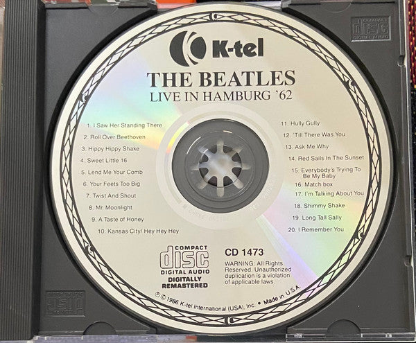 Live In Hamburg '62 (CD) | Near Mint (NM or M-) Near Mint (NM or M-) - ROCK / USED *NEAR MINT*