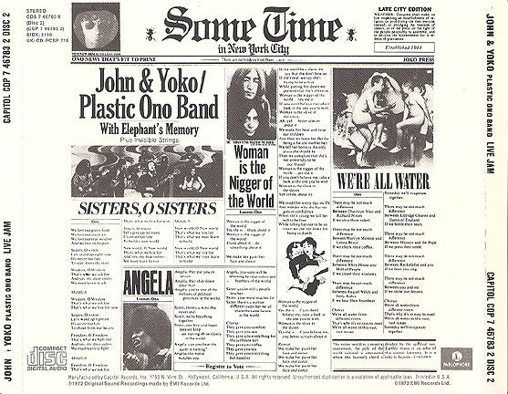 Some Time In New York City (2xCD) | Near Mint (NM) Near Mint (NM) - ROCK / USED *NEAR MINT*