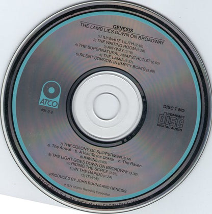 The Lamb Lies Down On Broadway (2xCD) | Near Mint (NM) Near Mint (NM) - ROCK / USED *NEAR MINT*