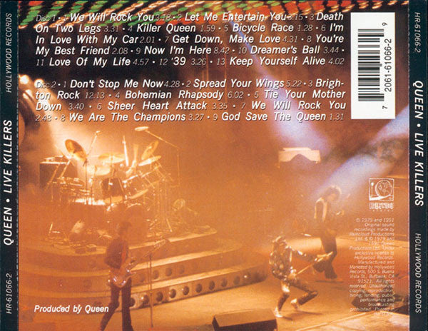 Live Killers (2xCD) | Near Mint (NM) Near Mint- (NM-) - ROCK / USED *NEAR MINT*