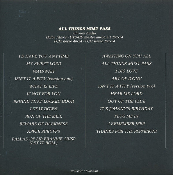 All Things Must Pass (50th Anniversary) (CD BOX SET) | Near Mint (NM) Near Mint (NM) - ROCK / USED *NEAR MINT*