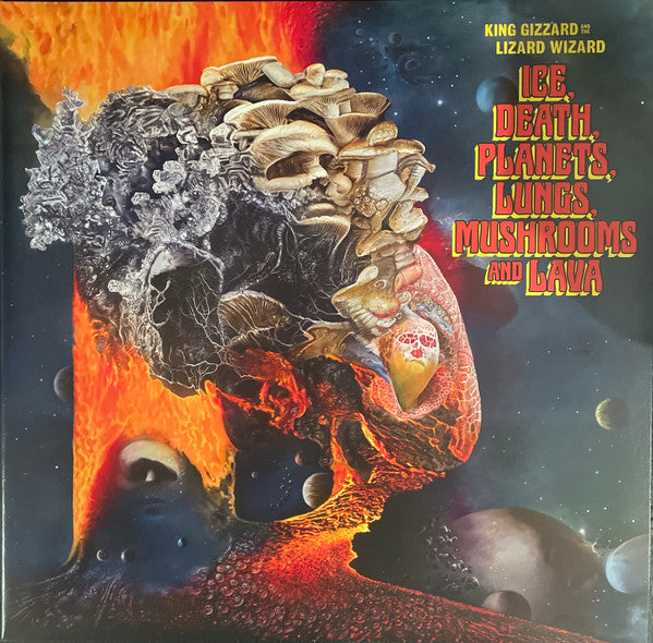 King Gizzard And The Lizard Wizard - Ice, Death, Planets, Lungs, Mushrooms And Lava (YELLOW/CLEAR MULTICOLOR SPLATTER VINYL 2xLP) | USED - ROCK / USED *NEAR MINT*