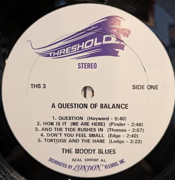 The Moody Blues - A Question Of Balance (VINYL) | Near Mint (NM) Excellent+ (EX+) - ROCK / USED *NEAR MINT*