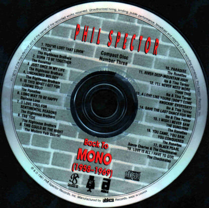 Back To Mono (1958-1969) (3xCD) | Near Mint (NM) Near Mint (NM) - ROCK / USED *NEAR MINT*