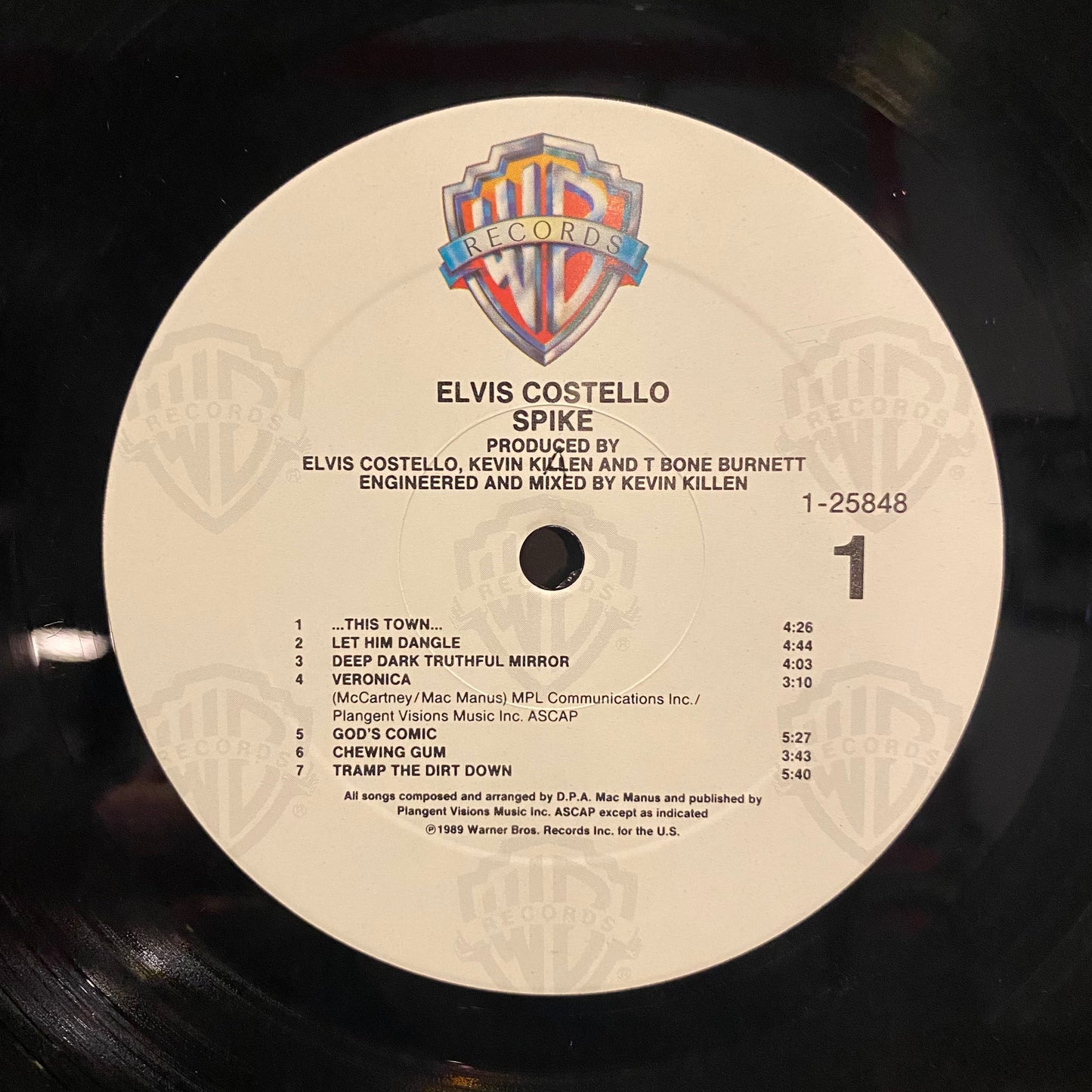 Elvis Costello Spike *ALLIED* LP Near Mint (NM or M-) Near Mint (NM or M-)