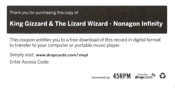 King Gizzard And The Lizard Wizard - Nonagon Infinity (GREEN W BLACK SPLATTER VINYL LP) | USED - ROCK / USED *NEAR MINT*