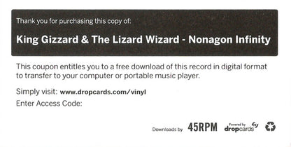 King Gizzard And The Lizard Wizard - Nonagon Infinity (GREEN W BLACK SPLATTER VINYL LP) | USED - ROCK / USED *NEAR MINT*