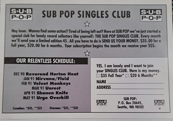 The Freewheelin' Mark Arm (7" VINYL) | Near Mint (NM) Near Mint (NM) - ROCK / USED *NEAR MINT*