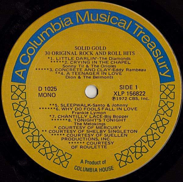 Various - Solid Gold / 30 Original Rock And Roll Hits | Near Mint (NM) Very Good Plus (VG+) - ROCK / USED *NEAR MINT*