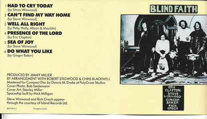 Blind Faith (CD) | Near Mint (NM) Near Mint (NM) - ROCK / USED *NEAR MINT*