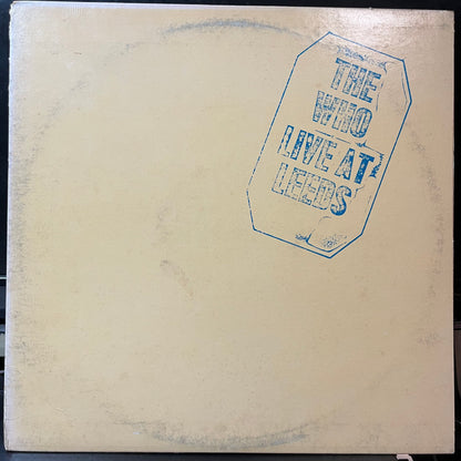 The Who - Live At Leeds (VINYL LP MCA MCA-2022 1973) | USED - ROCK / USED *NEAR MINT*
