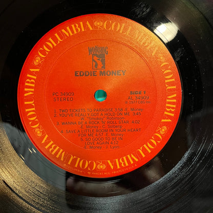 Eddie Money - Eddie Money (VINYL LP WOLFGANG PC 34909 1977) | Near Mint (NM or M-) Very Good Plus Plus (VG++) - ROCK / USED *NEAR MINT*
