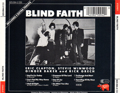 Blind Faith (CD) | Near Mint (NM) Near Mint (NM) - ROCK / USED *NEAR MINT*