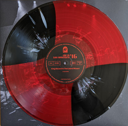 King Gizzard And The Lizard Wizard - Live In San Francisco '16 (RED BLACK SPLIT SPLATTER VINYL 2xLP) | USED - ROCK / USED *NEAR MINT*
