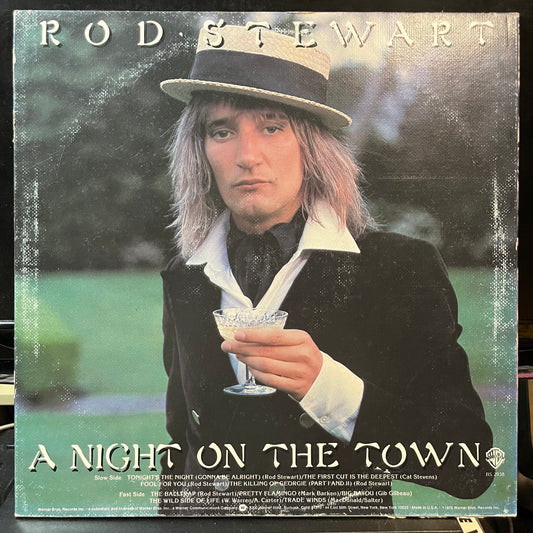 Rod Stewart - A Night On The Town (VINYL LP WARNER BROS. BS 2938 1976) | Near Mint (NM or M-) Excellent (EX) - ROCK / USED *NEAR MINT*