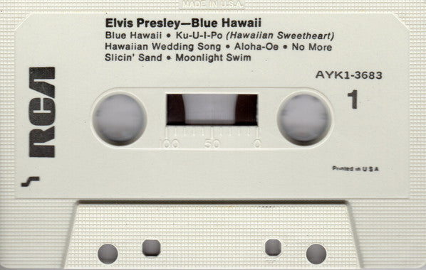 Elvis Presley - Blue Hawaii *CASSETTE* | Near Mint (NM) Near Mint (NM) - ROCK / USED *NEAR MINT*