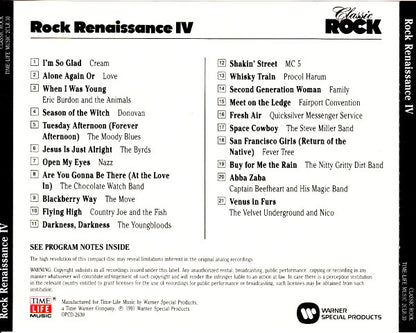 Classic Rock - Rock Renaissance IV *CD* | Near Mint (NM) Near Mint (NM)