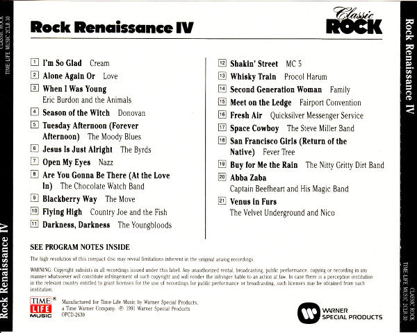 Various - Classic Rock - Rock Renaissance IV *CD* | Near Mint (NM) Near Mint (NM) - ROCK / USED *NEAR MINT*