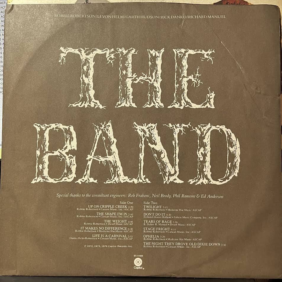 The Best Of The Band (VINYL) | Near Mint (NM or M-) Very Good Plus Plus (VG++) - ROCK / USED *NEAR MINT*