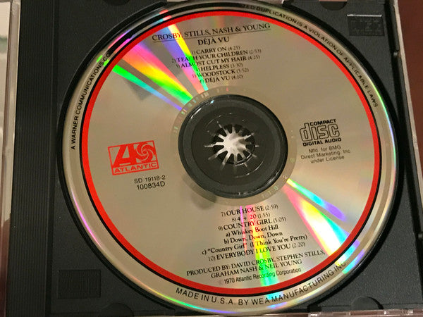 Déjà Vu (CD) | Near Mint (NM) Near Mint (NM) - ROCK / USED *NEAR MINT*