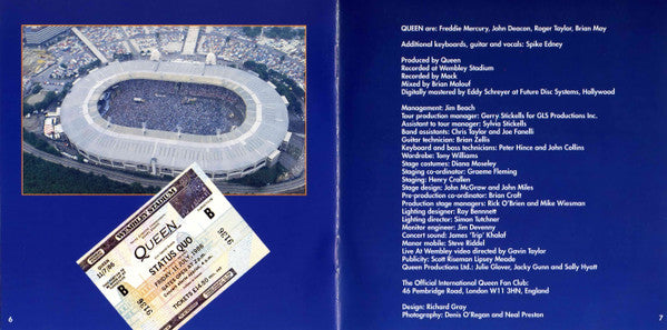 Queen - Live At Wembley '86 (2xCD) | Near Mint (NM) Excellent+ (EX+) - ROCK / USED *NEAR MINT*