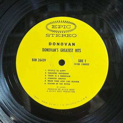 Donovan's Greatest Hits *SANTA MARIA* | Near Mint (NM) Very Good Plus (VG+)