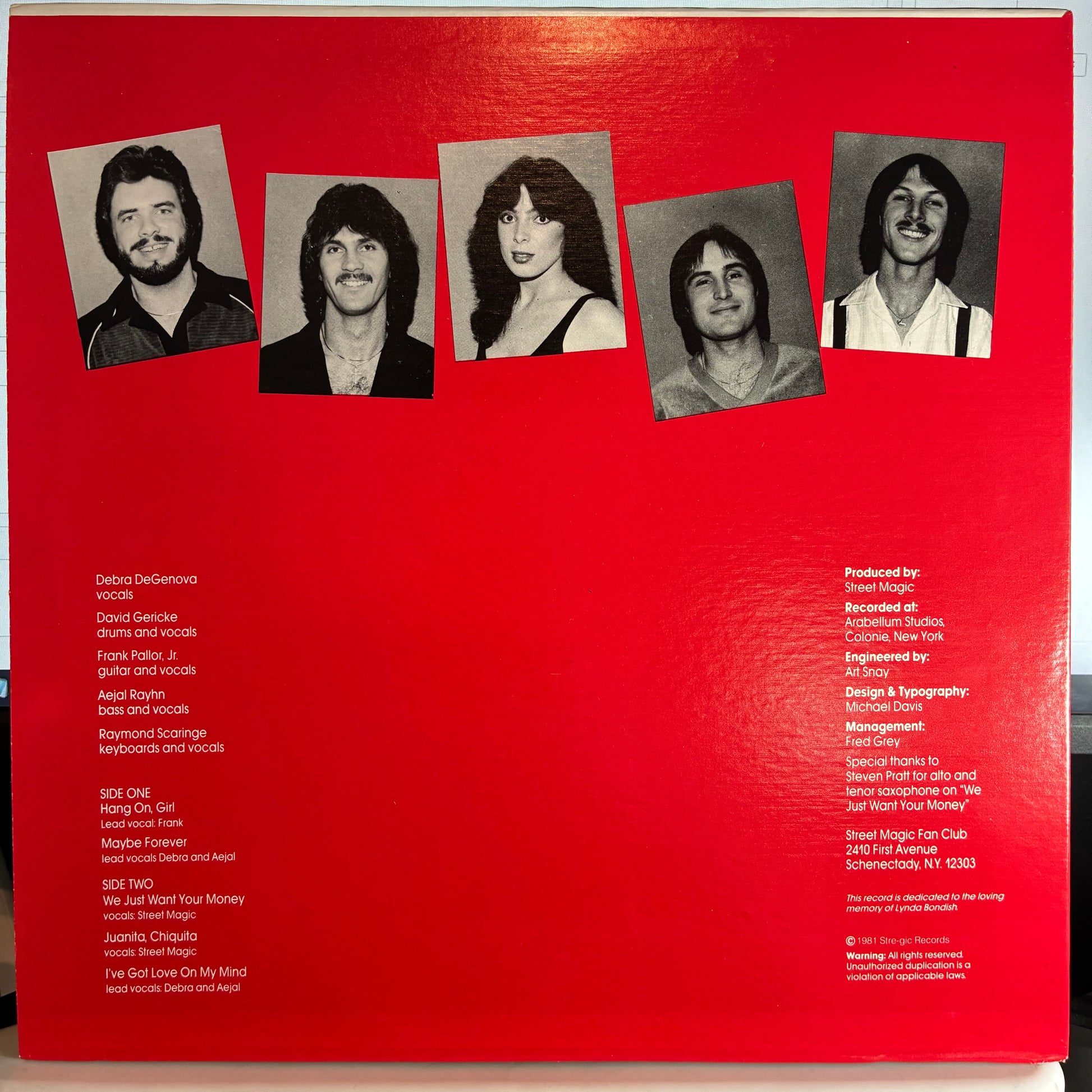 Street Magic - On The Way (VINYL) | Near Mint (NM or M-) Excellent (EX) - ROCK / USED *NEAR MINT*