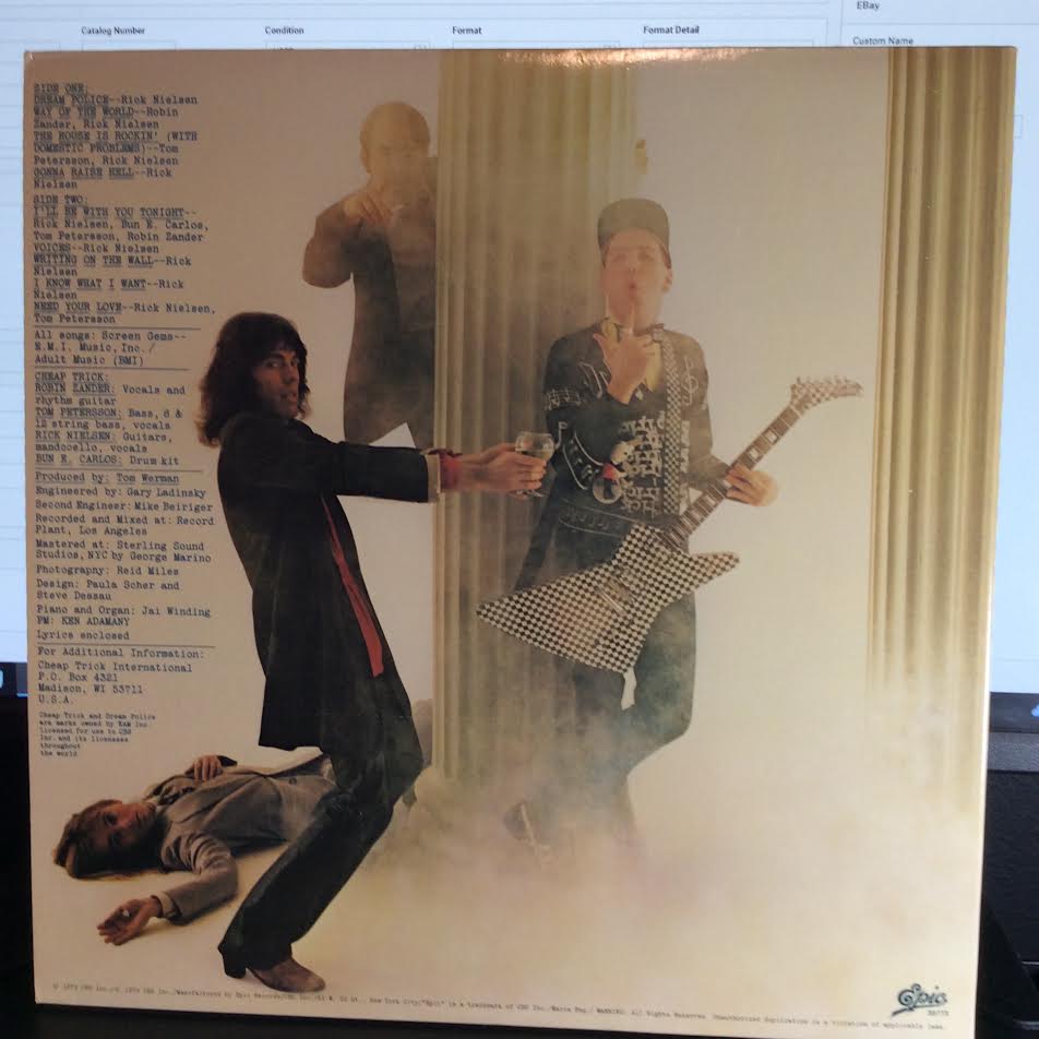 Cheap Trick - Dream Police (VINYL LP Epic – FE 35773) | USED Near Mint (NM) Near Mint (NM) - ROCK / USED *NEAR MINT*